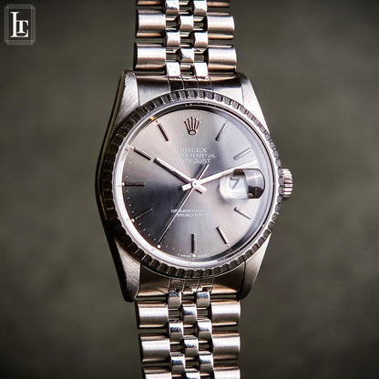 Rolex Datejust 16220 Grigio Full Set