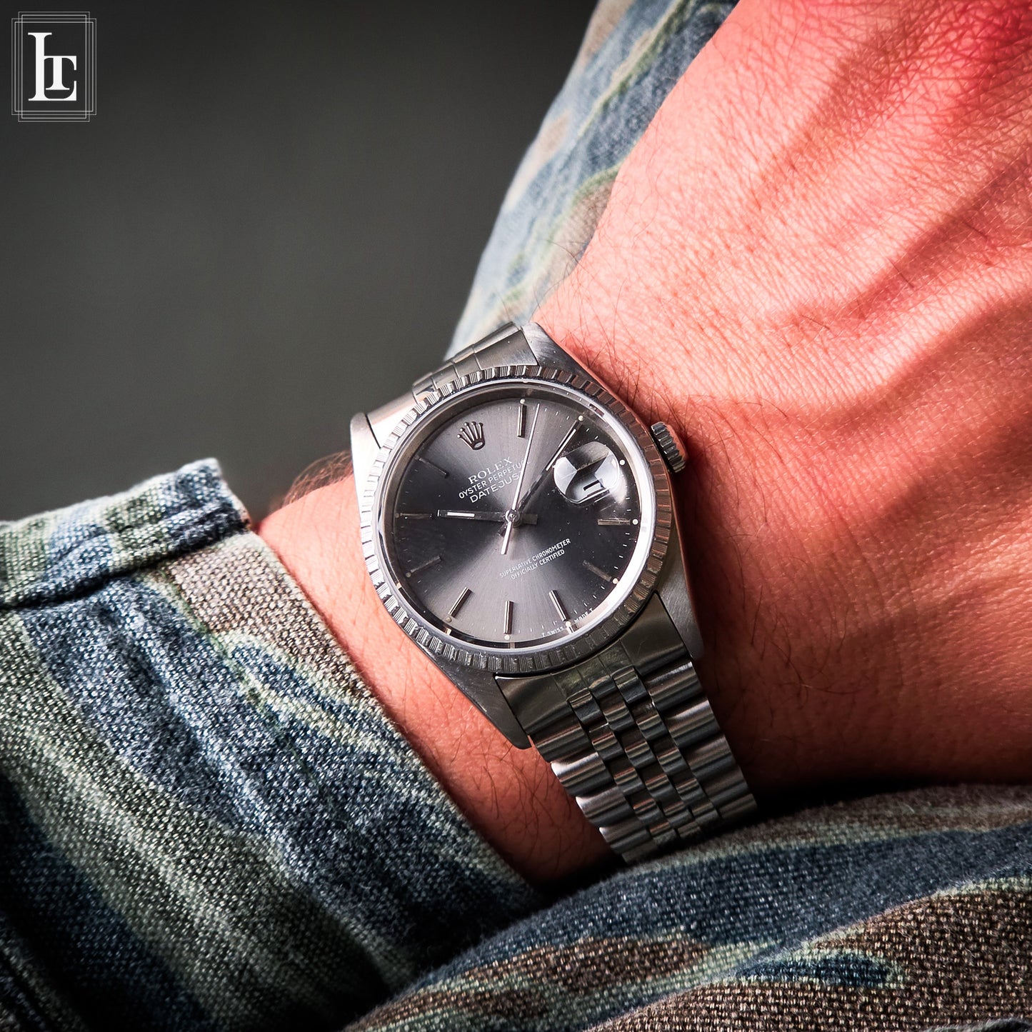 Rolex Datejust 16220 Grigio Full Set