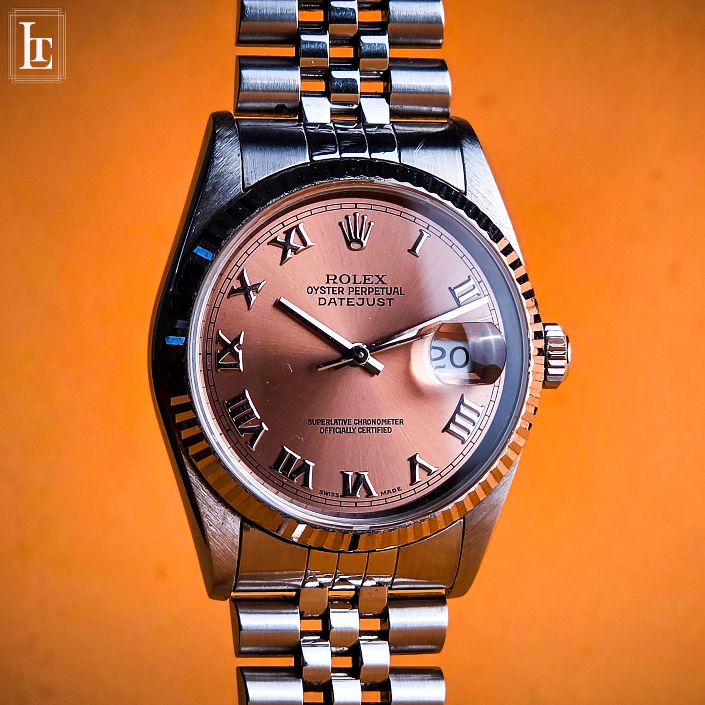 Rolex Datejust 16234 Full Set Salmone