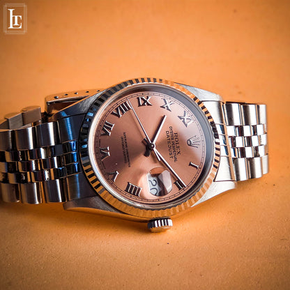 Rolex Datejust 16234 Full Set Salmone
