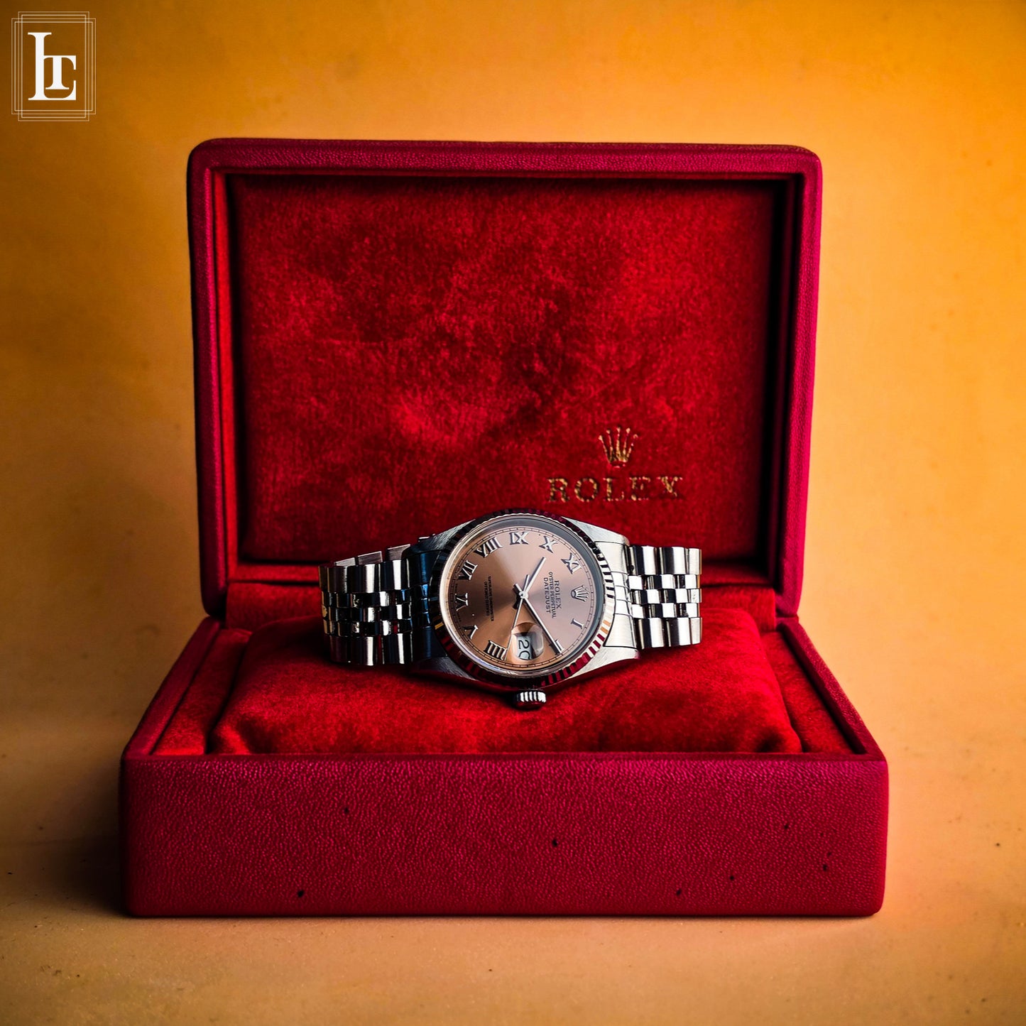 Rolex Datejust 16234 Full Set Salmone
