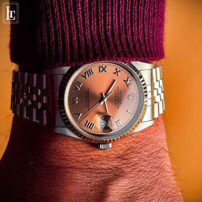 Rolex Datejust 16234 Full Set Salmone