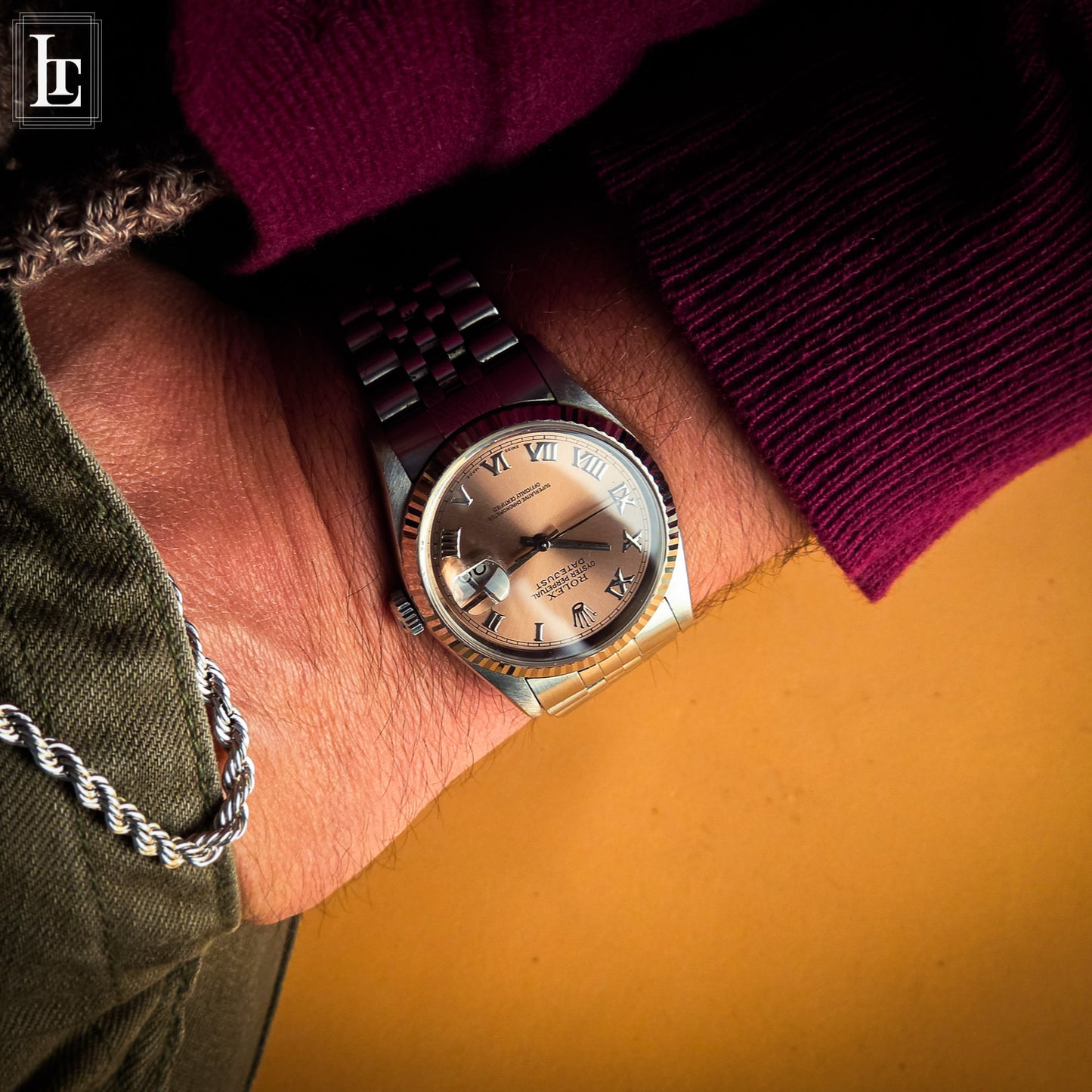 Rolex Datejust 16234 Full Set Salmone