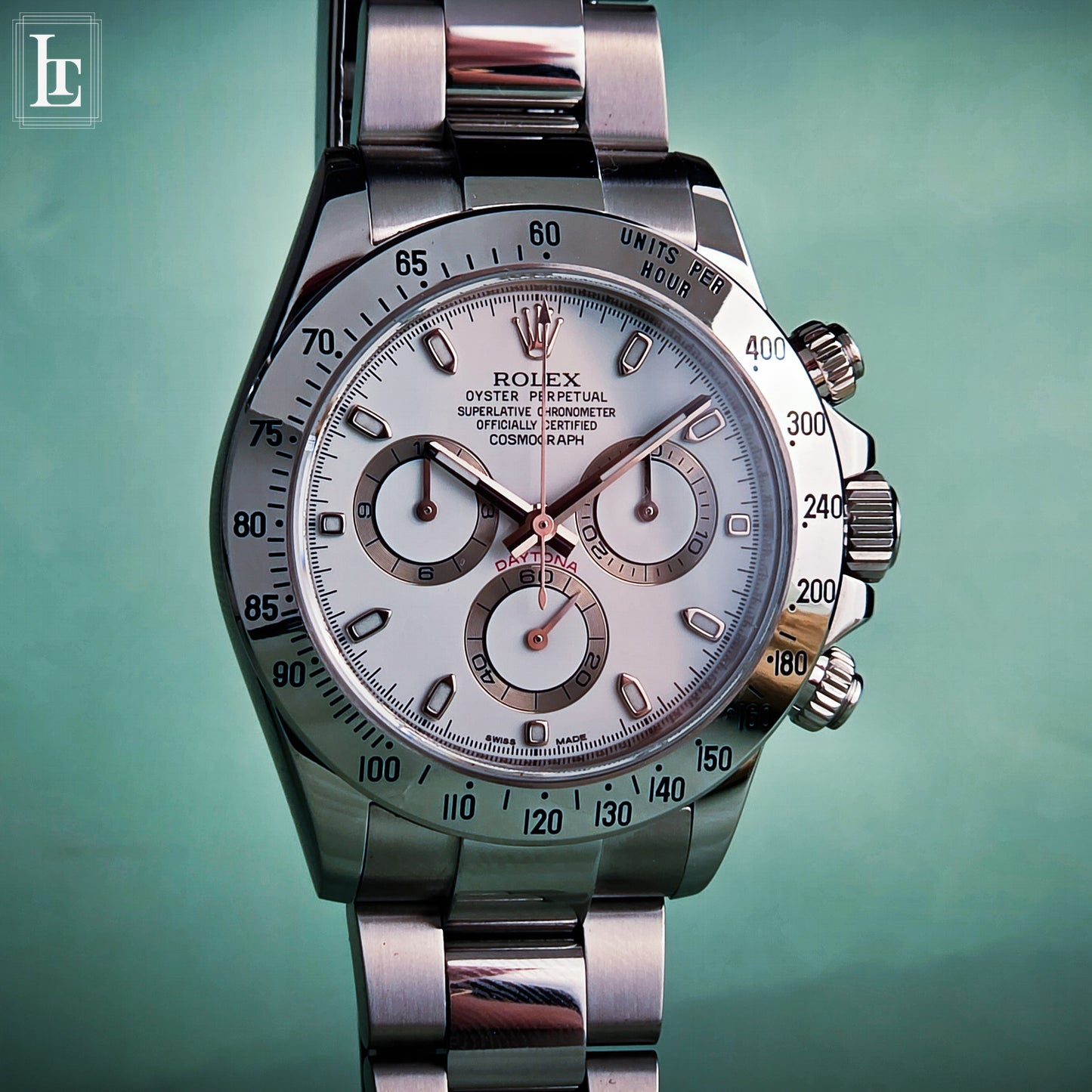 Rolex Daytona 116520 Bianco scatola e card