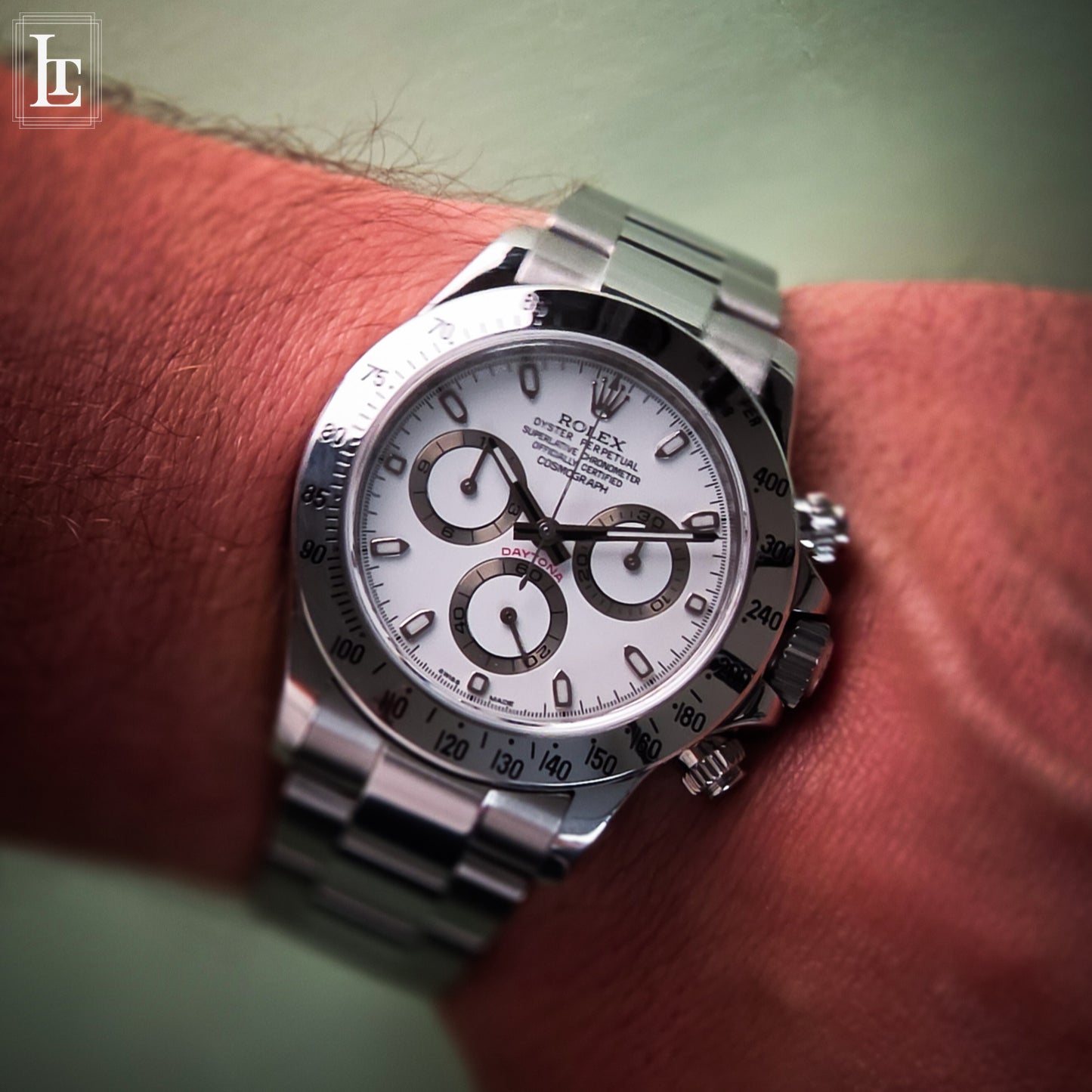 Rolex Daytona 116520 Bianco scatola e card