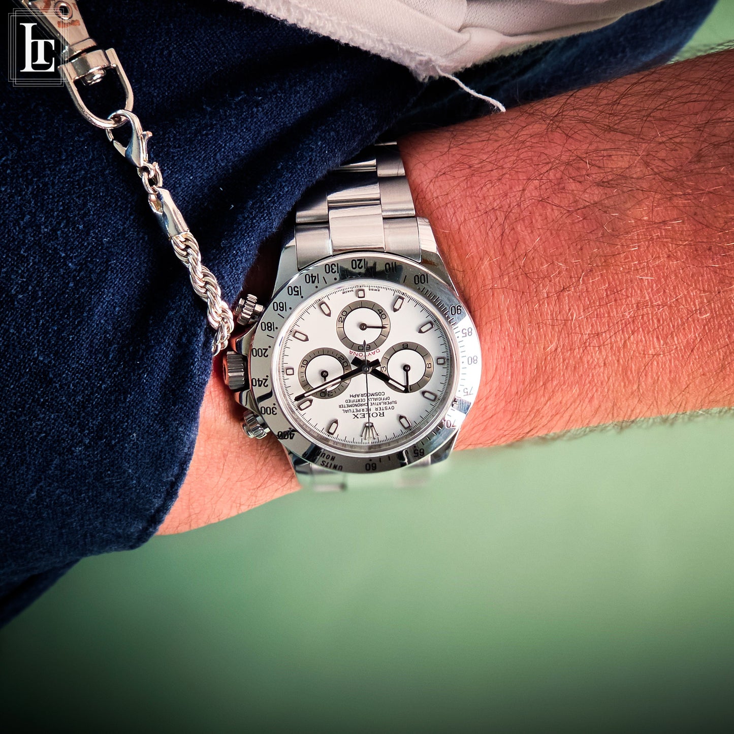 Rolex Daytona 116520 Bianco scatola e card