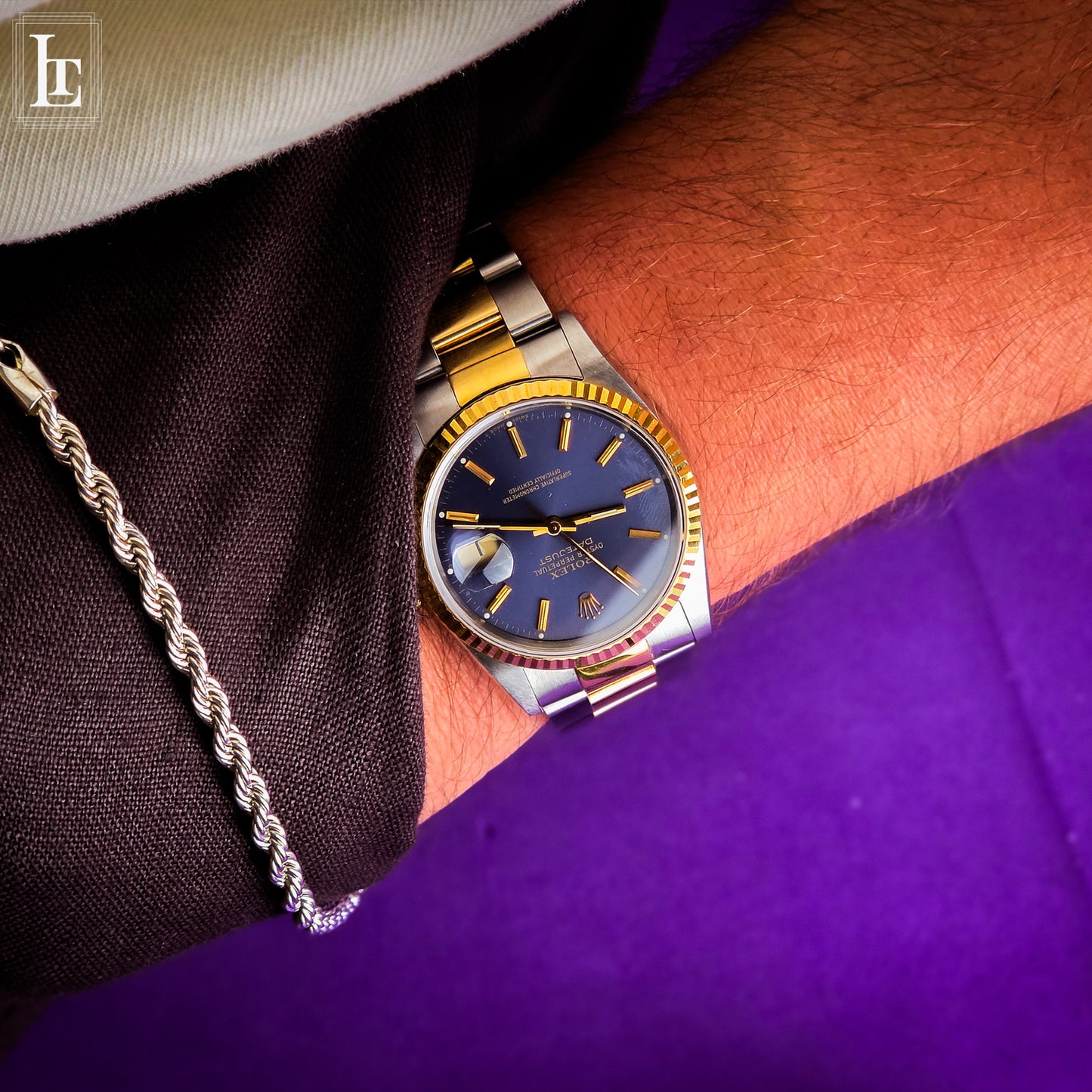 Rolex Datejust 16233 steel & gold Full Set