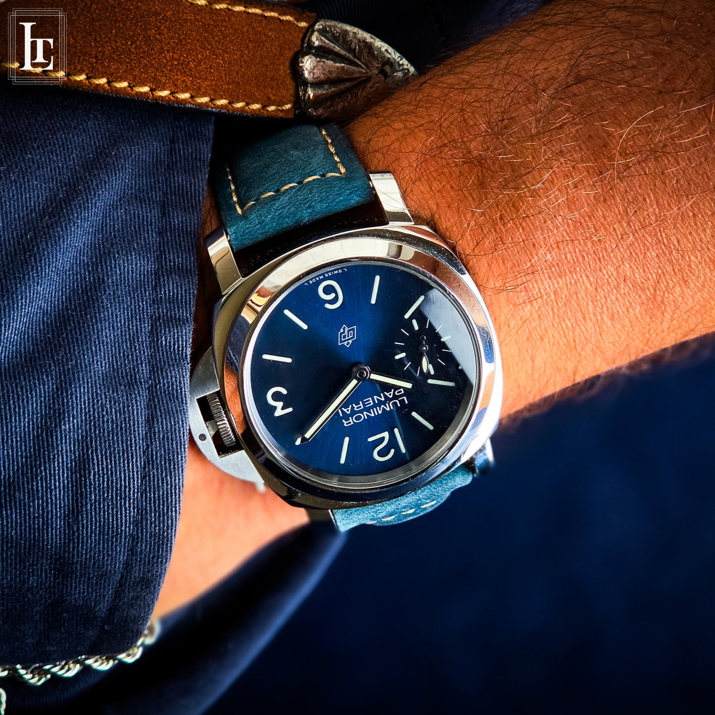 Officine Panerai PAM01085 blu con scatola