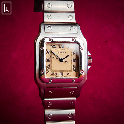 Cartier Santos Galbée Ref. 1564 cream