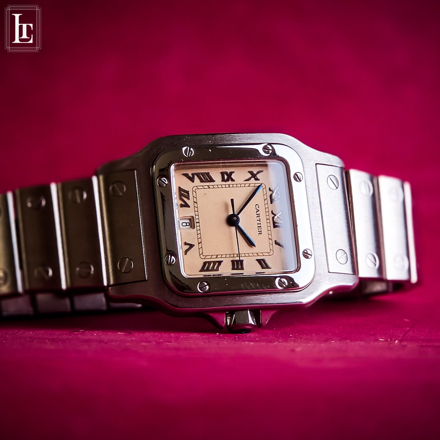 Cartier Santos Galbée Ref. 1564 cream