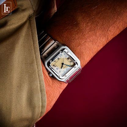Cartier Santos Galbée Ref. 1564 cream