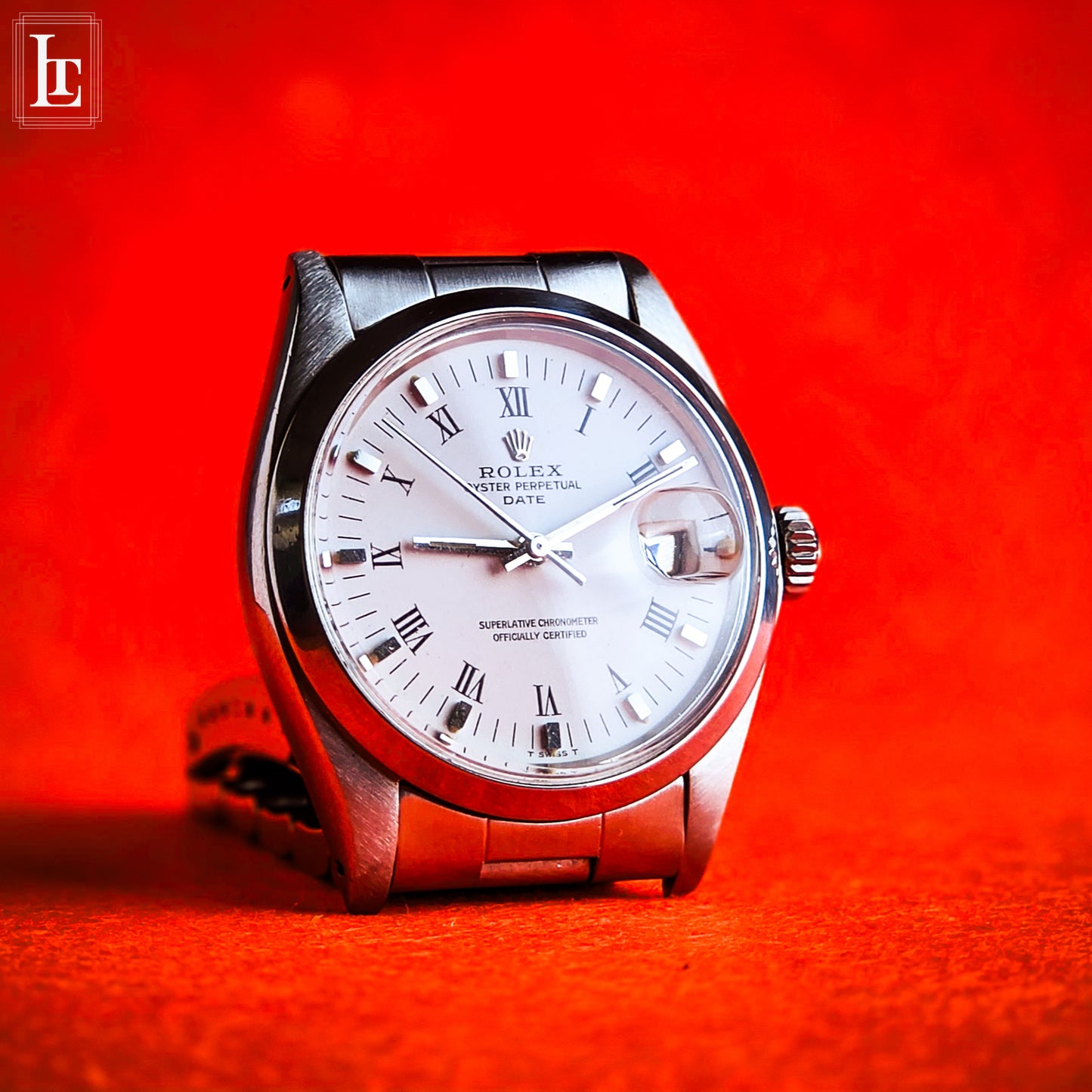 Rolex Date ref.1500 bianco roman