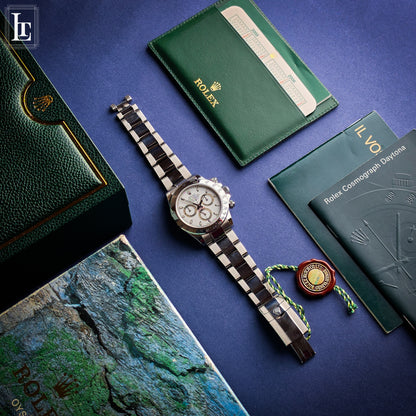 Rolex Daytona 116520 Bianco scatola e libretti