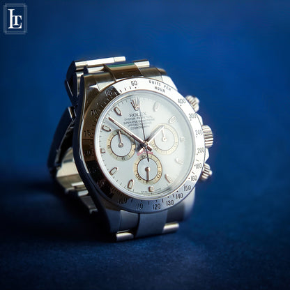 Rolex Daytona 116520 Bianco scatola e libretti