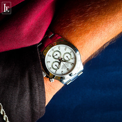 Rolex Daytona 116520 Bianco scatola e libretti