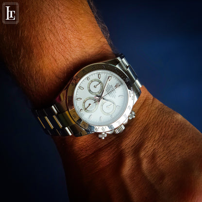 Rolex Daytona 116520 Bianco scatola e libretti