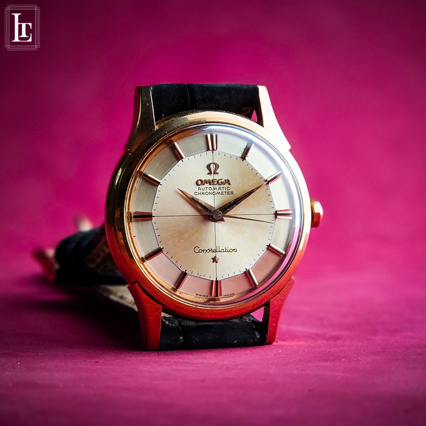 Omega Constellation Piepan 18k rg