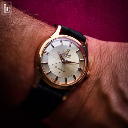 Omega Constellation Piepan 18k rg