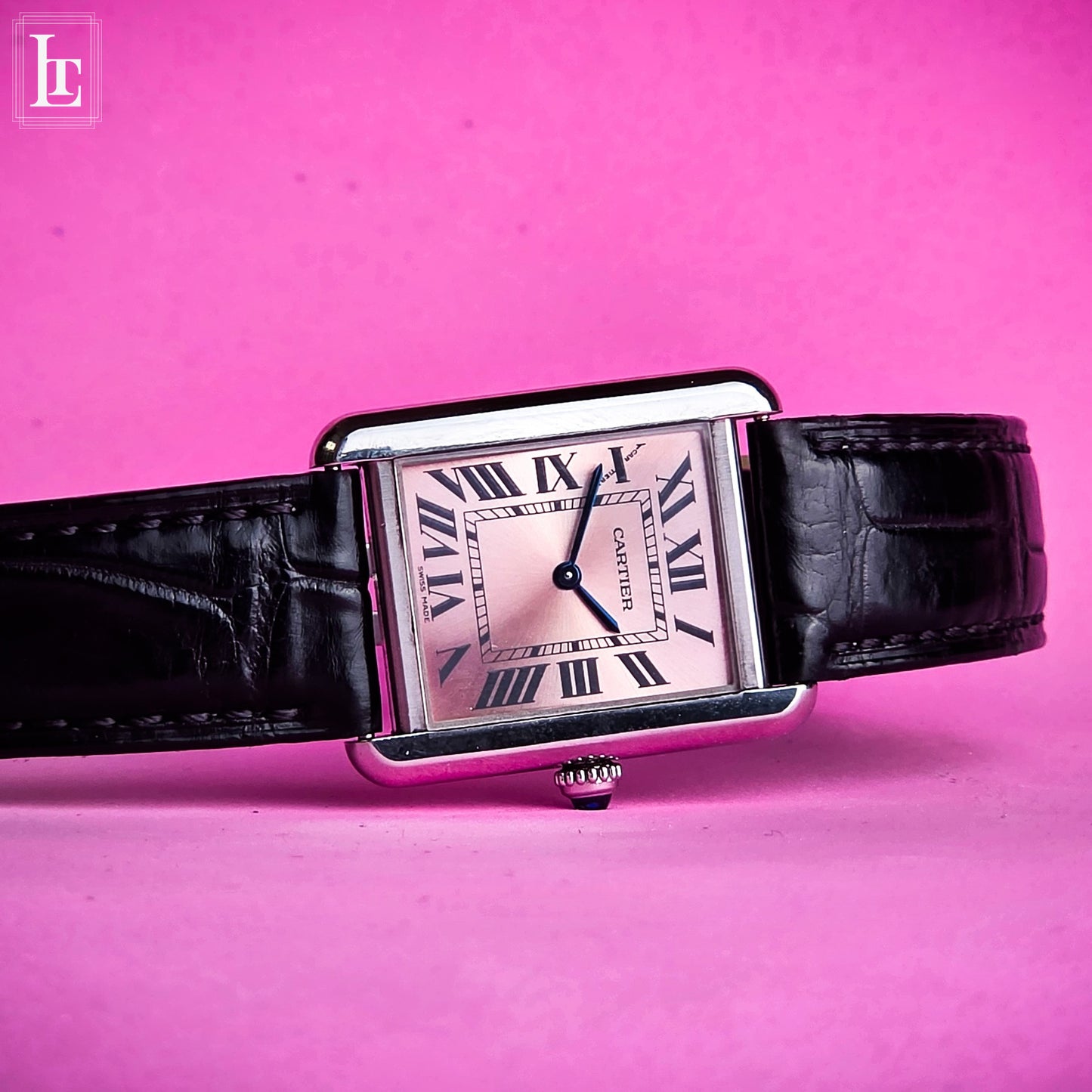 Cartier Tank Solo Pink Quartz