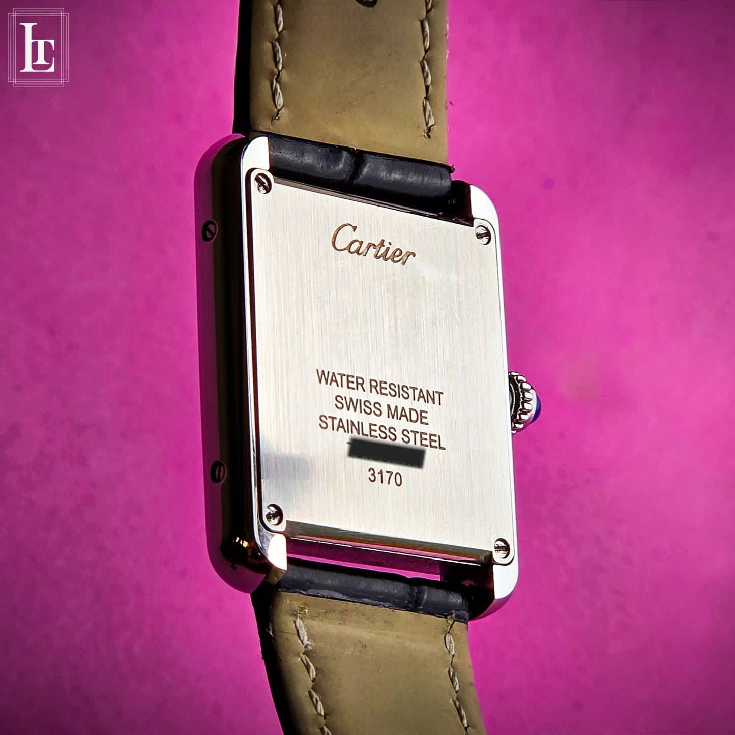 Cartier Tank Solo Pink Quartz