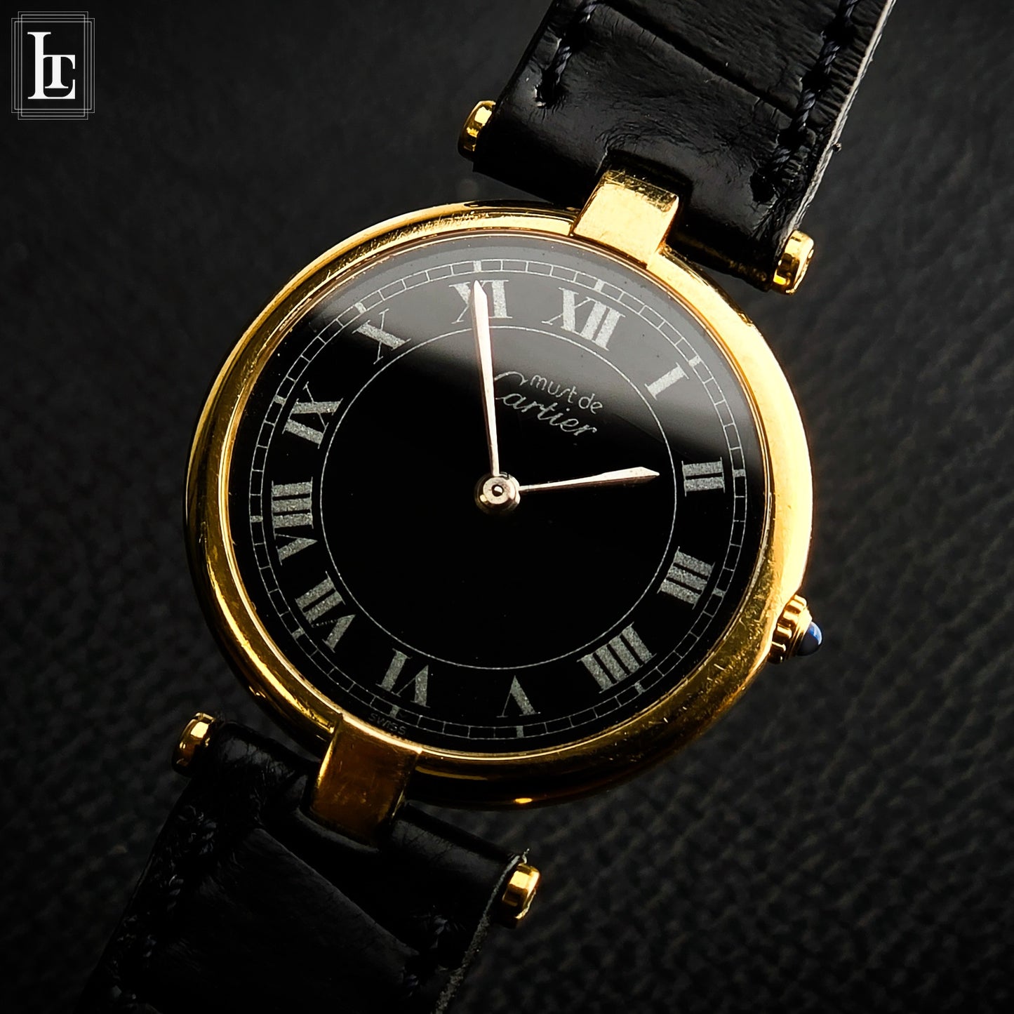 Cartier Vendome ref 81001 oro giallo nero