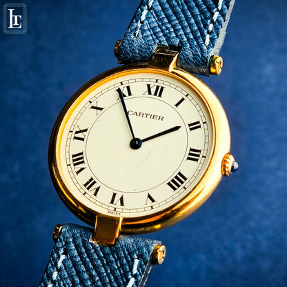 Cartier Vendome ref 81001 bianco Paris oro giallo
