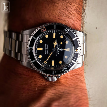 Rolex Submariner 5513 Maxi Dial MK4 Full Set