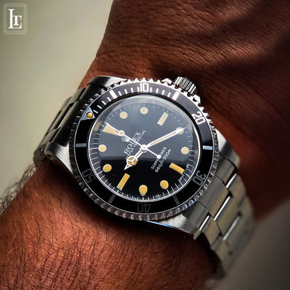 Rolex Submariner 5513 Maxi Dial MK4 Full Set