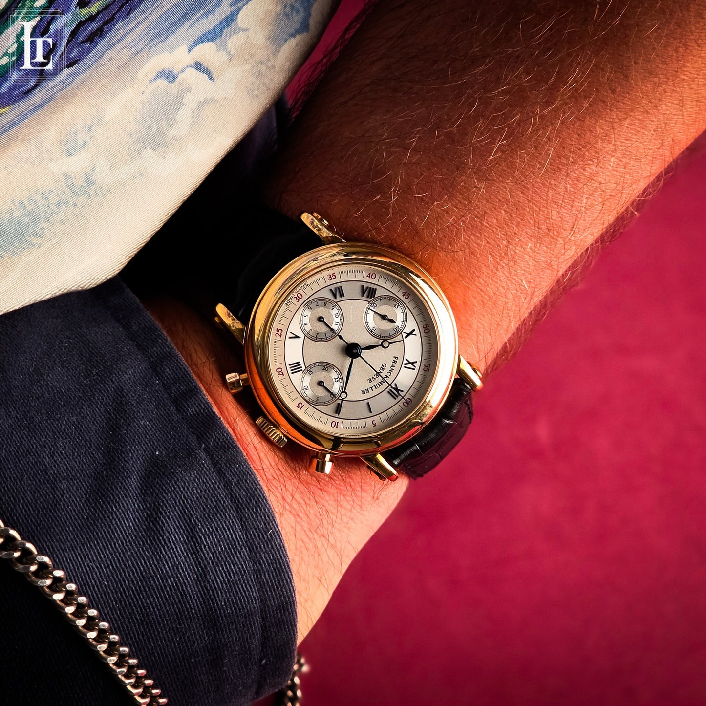 Franck Muller Cronografo 7000 CC Set Completo Oro Giallo