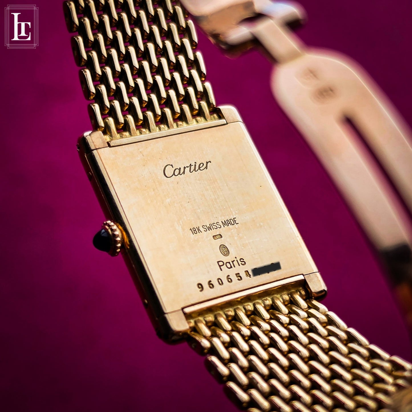 Cartier Tank Louis vintage Full Gold Ref. 96065