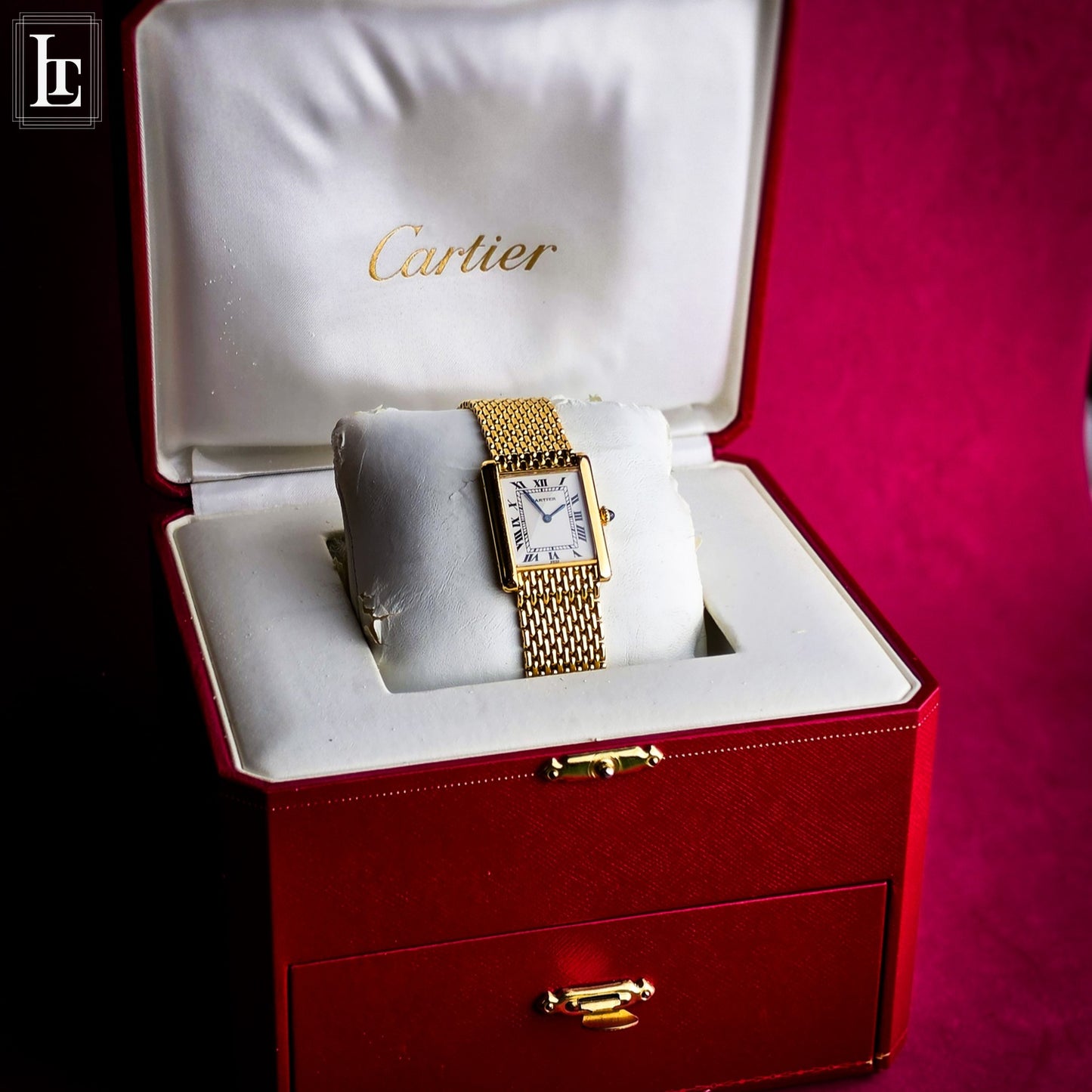 Cartier Tank Louis vintage Full Gold Ref. 96065