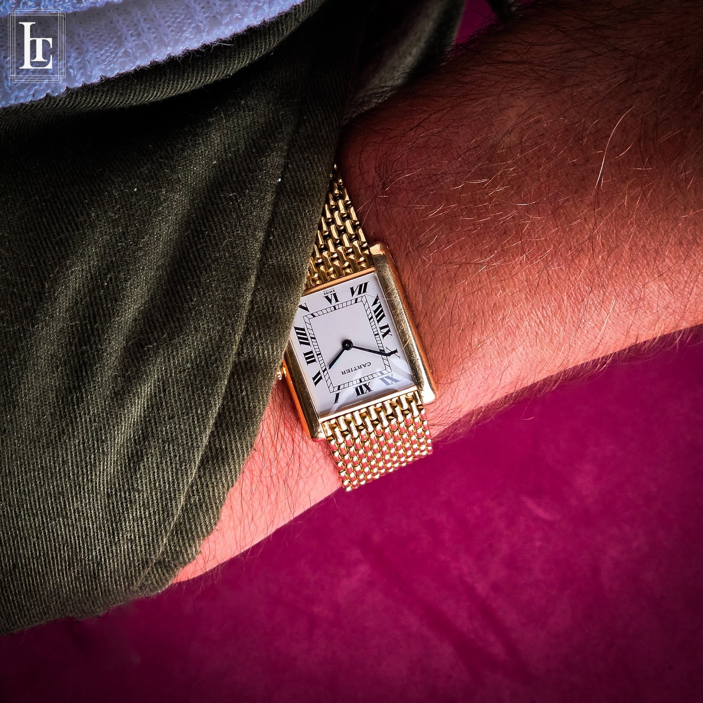 Cartier Tank Louis vintage Full Gold Ref. 96065