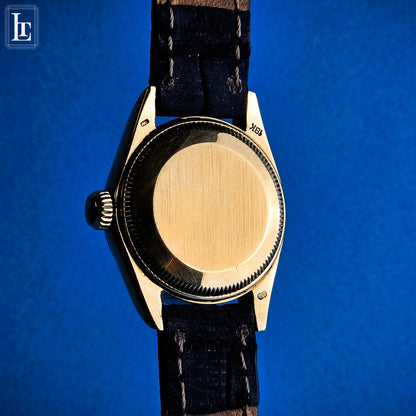Rolex Datejust Lady gold blue