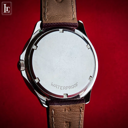 Omega Genève "Ancoretta" Ref. 135.042 Burgundy