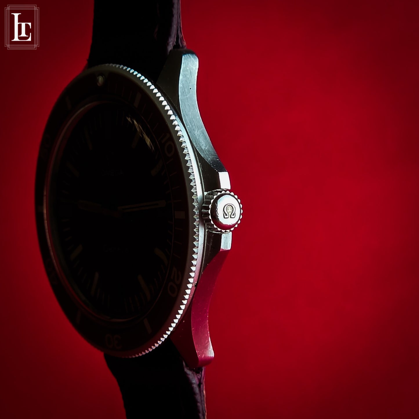 Omega Genève "Ancoretta" Ref. 135.042 Burgundy