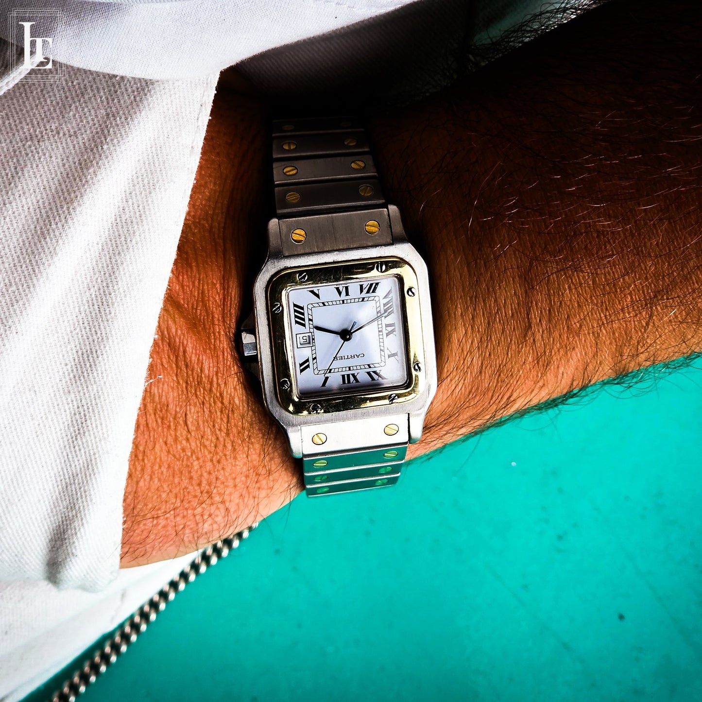 Cartier Santos 2961 automatic Carré