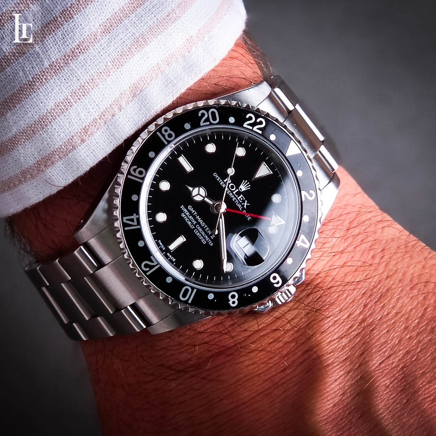 Rolex GMT Master II 16710 black Full Set