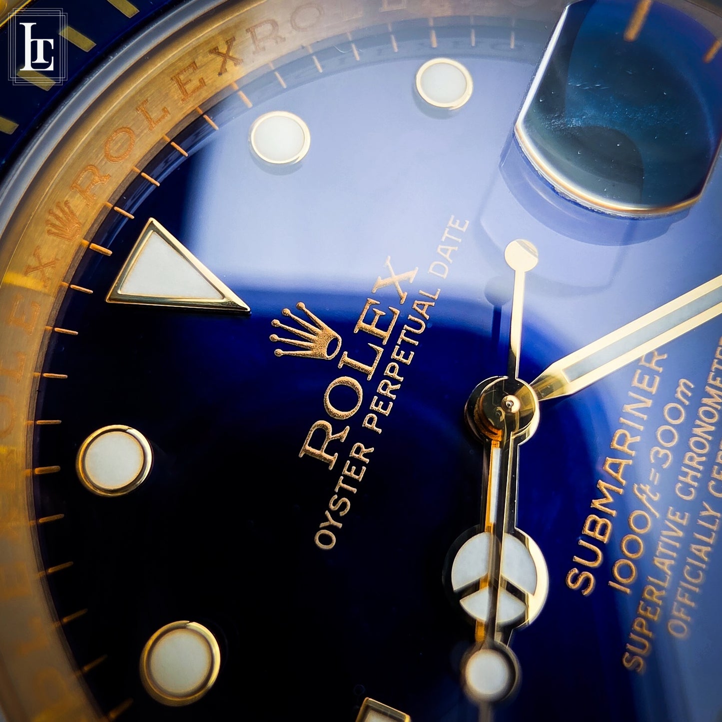 Rolex Full Gold Submariner 16618 Full Set