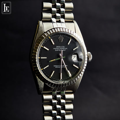 Rolex Datejust 1603 black Full Set