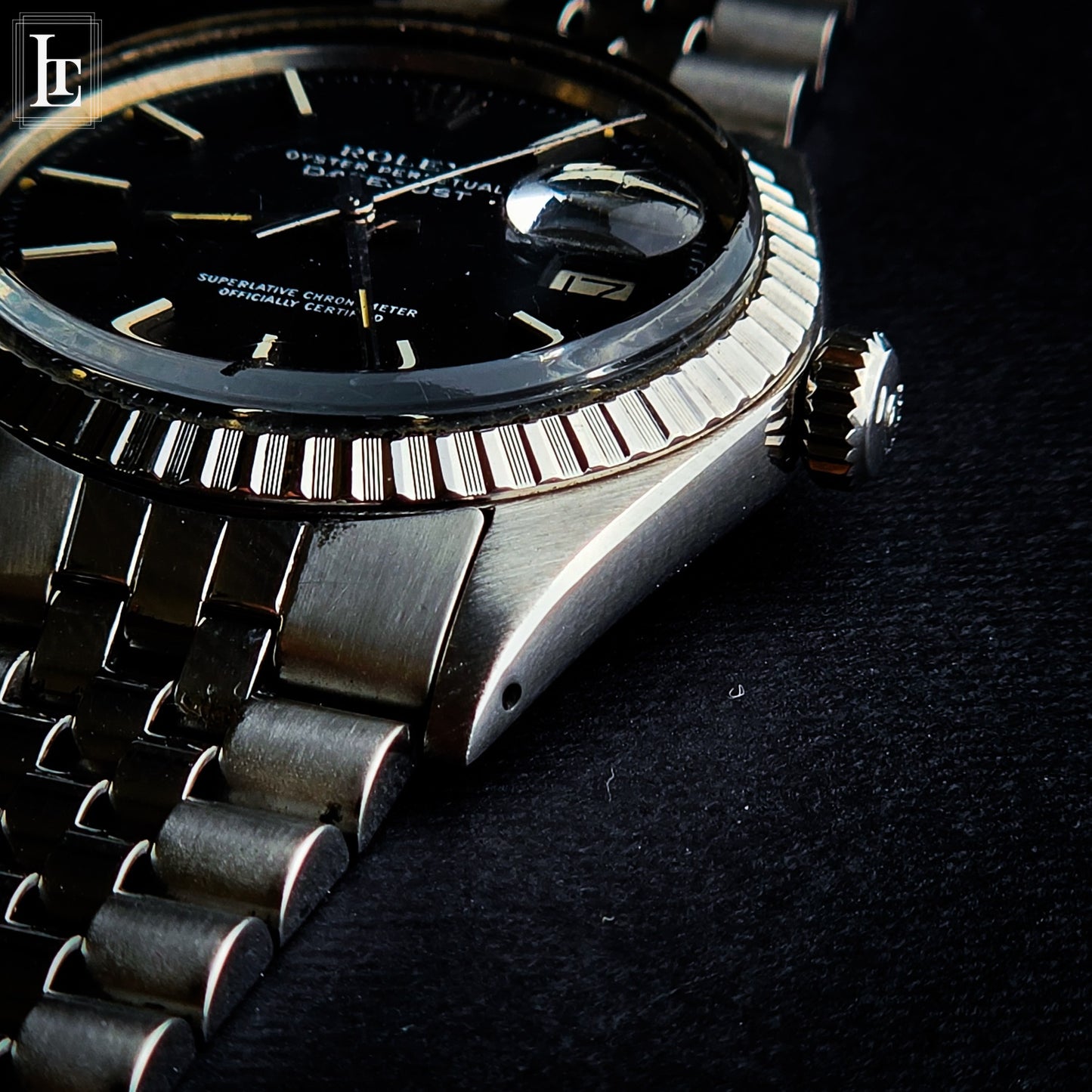 Rolex Datejust 1603 black Full Set