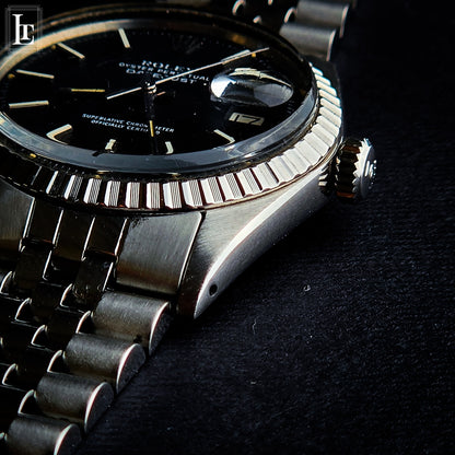 Rolex Datejust 1603 black Full Set