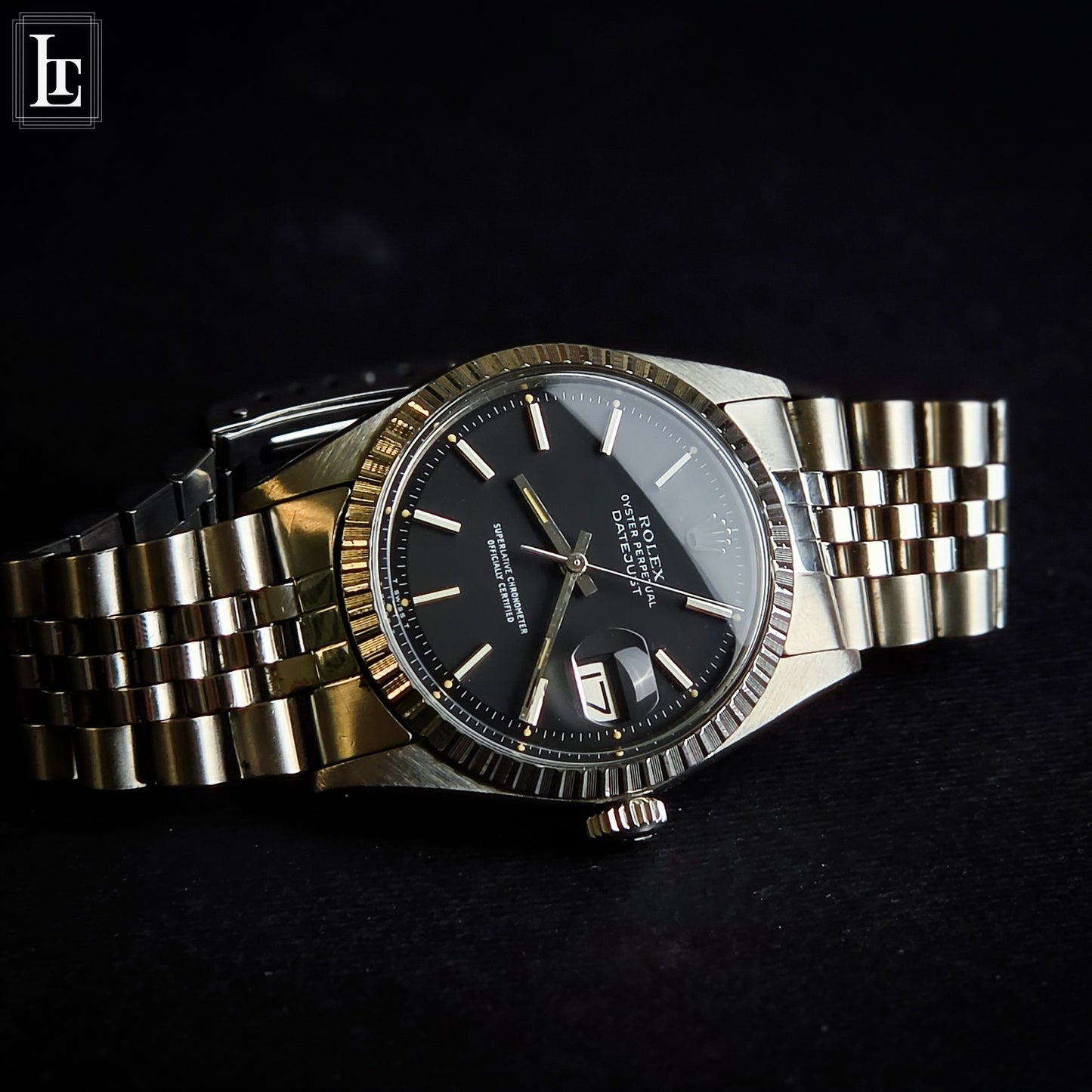Rolex Datejust 1603 black Full Set