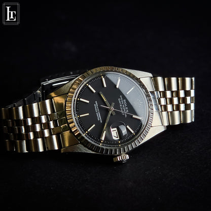 Rolex Datejust 1603 black Full Set