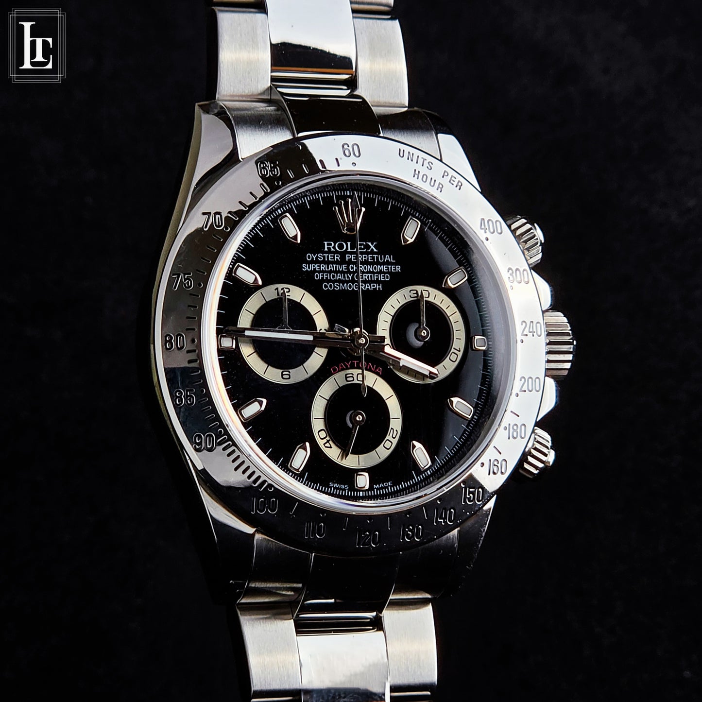 Rolex Daytona 116520 Black Card&Box