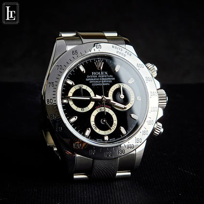 Rolex Daytona 116520 Black Card&Box
