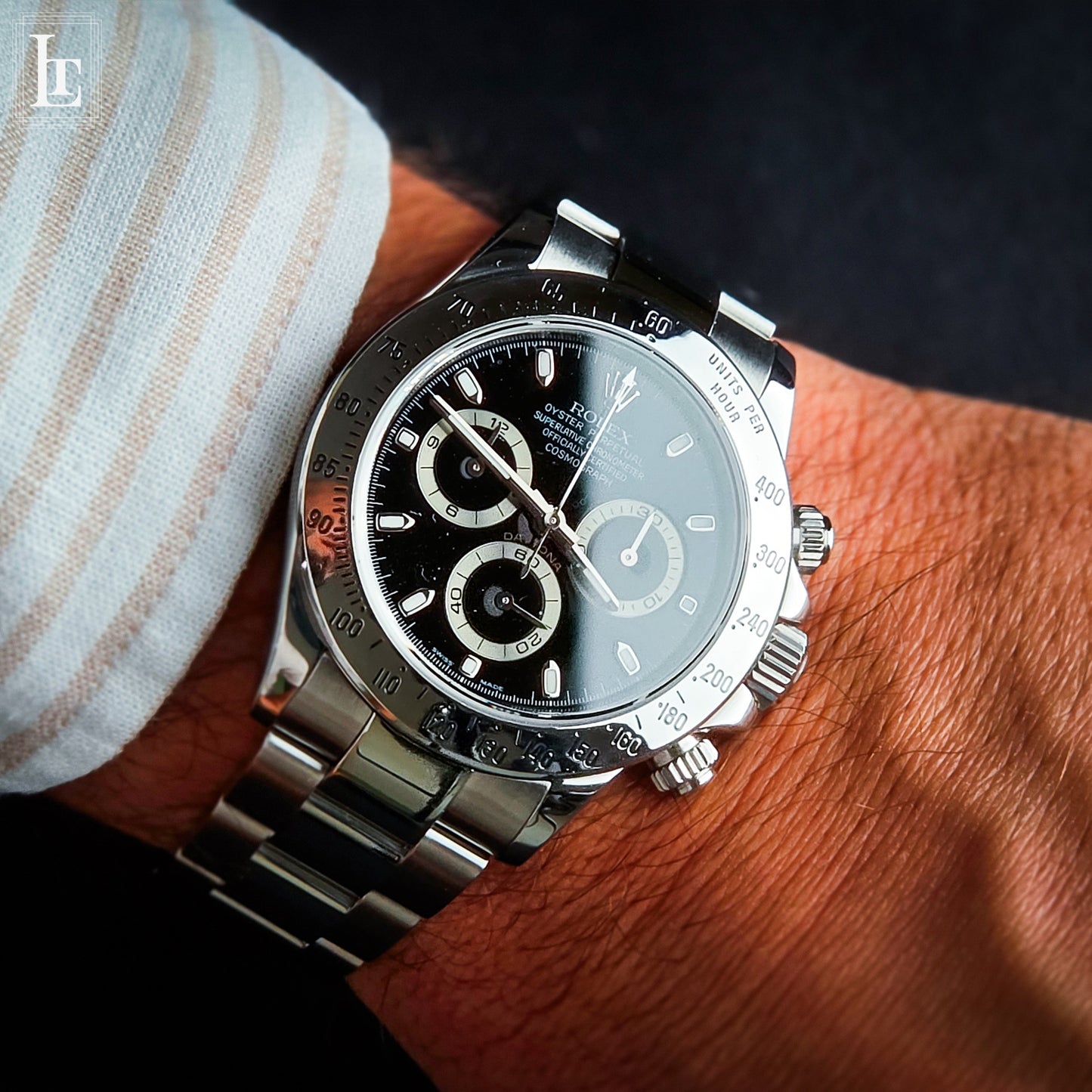 Rolex Daytona 116520 Black Card&Box