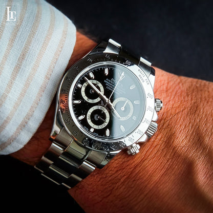 Rolex Daytona 116520 Black Card&Box