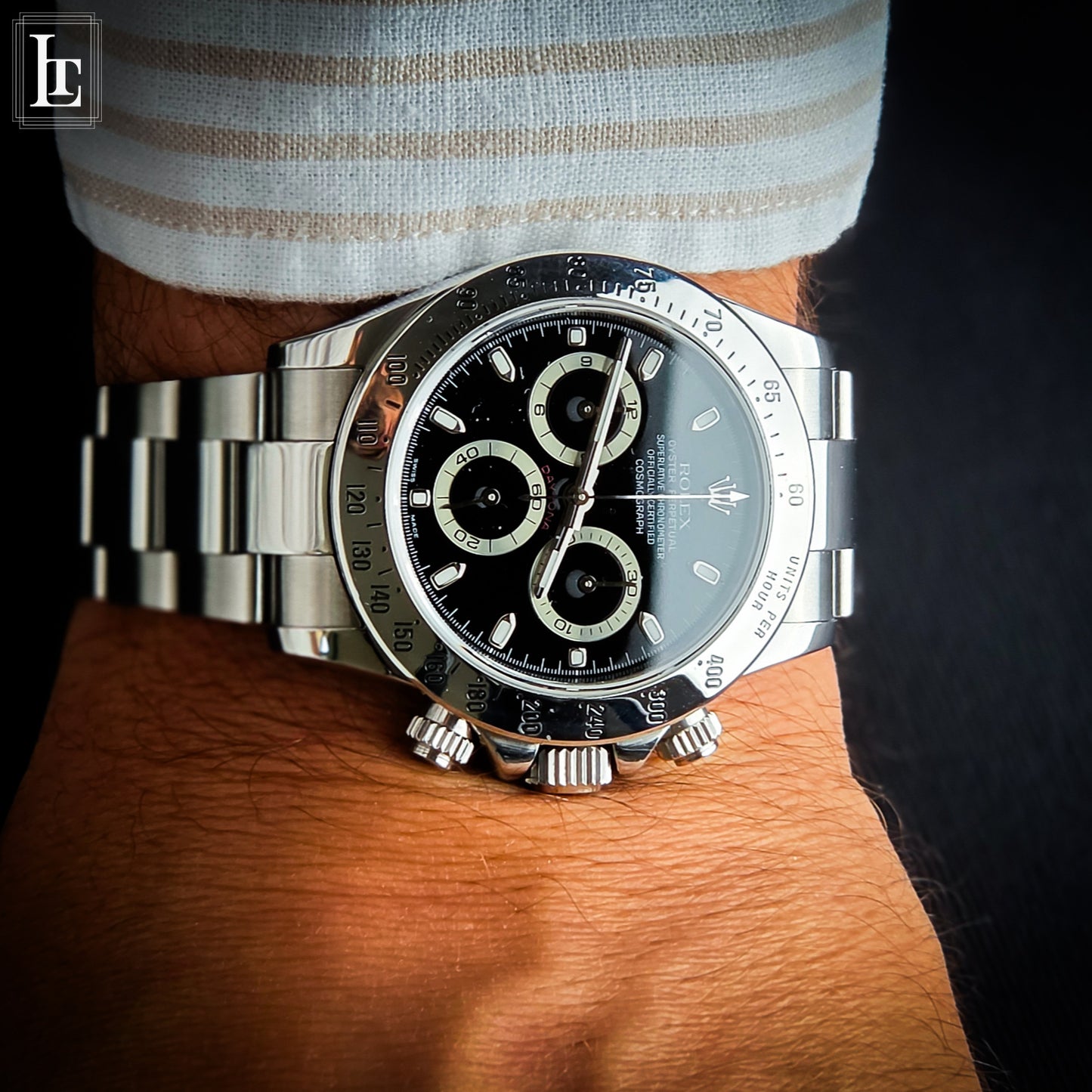 Rolex Daytona 116520 Black Card&Box