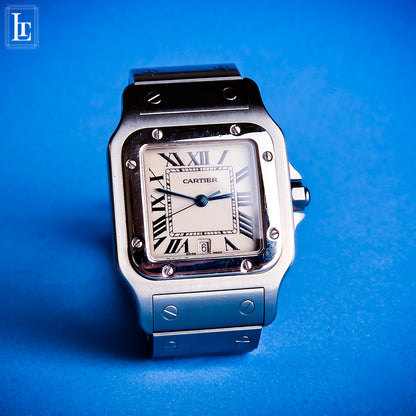 Cartier Santos Galbée Ref. 1564 Silver