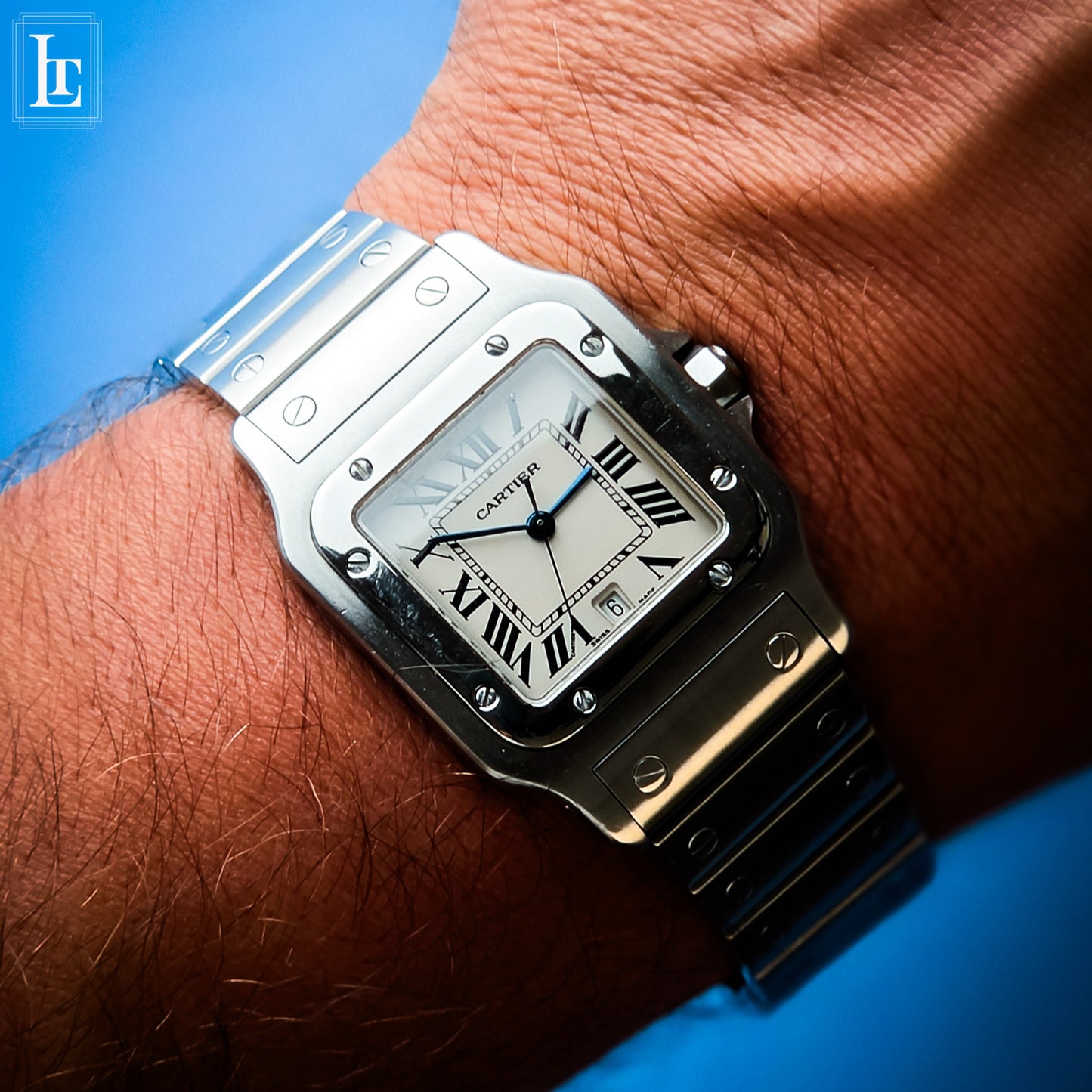 Cartier Santos Galbée Ref. 1564 Silver